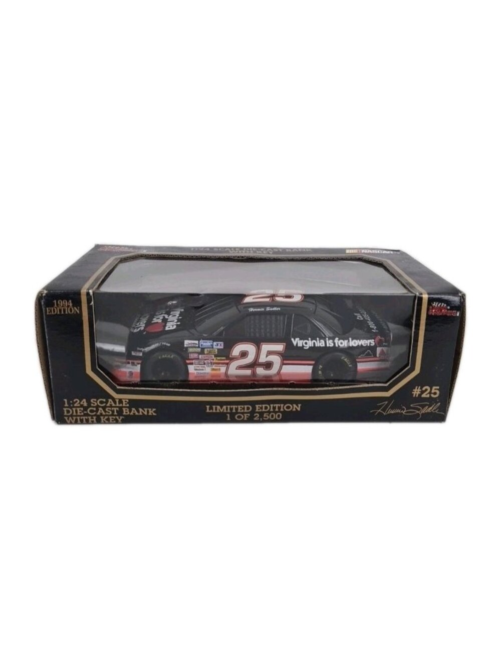 Racing Champions Nascar Stock Car Virginia #25 Hermie Sadle 1:24 Die Cast D37